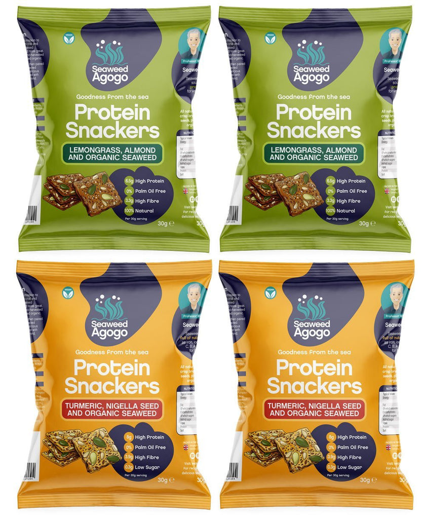 Protein Snackers - Sample Pack x4 - Seaweed Agogo