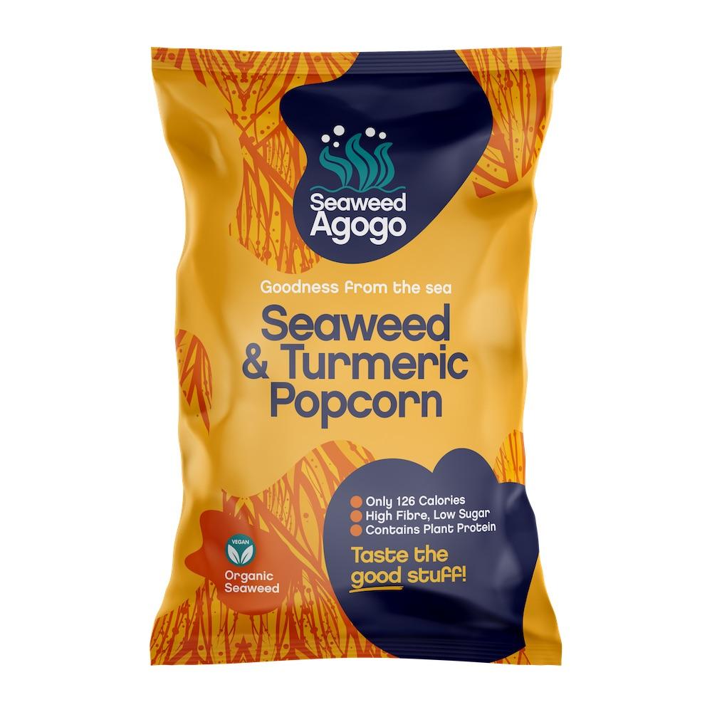 Seaweed Agogo Organic Seaweed & Turmeric Popcorn - Seaweed Agogo